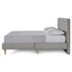 thumbnail image 5 of Cama Matrimonial Makora Velaria Gris Claro Tapizada en Tela Tipo Velvet (No Incluye Colchón), 5 of 8