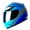 Spider Blue, variant on WOW Motorcycle Full Face Helmet Street Bike BMX MX Youth Kids HKY-B15 Spider Pink