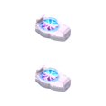 thumbnail image 4 of Seitruly Radiador para teléfono móvil, iluminación RGB, 3 velocidades de engranaje, almohadilla de silicona con ajustable, accesorios para Blanco 2piezas, 4 of 6