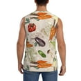 thumbnail image 4 of Haiem Men's Cute Vegetables Print Tank Tops Summer Sleeveless Cut Off Workout T-Shirts Fitness Vest Athletic Undershirts-3X-Large, 4 of 8