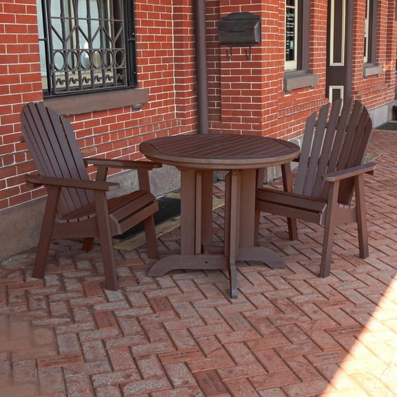 Highwood Hamilton 3pc Round Dining Set