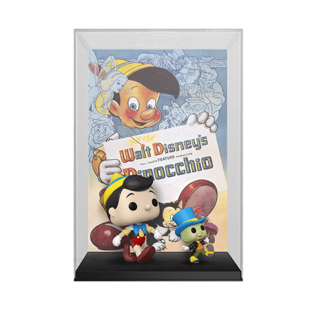 Funko - POP! Movie Posters: Disney 100- Pinocchio and Jiminy Cricket