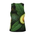 thumbnail image 5 of Fotbe Fresh Avocados Pattern Men's Quick Dry Workout Tank Top Gym Muscle Tee Fitness Bodybuilding Sleeveless T Shirt Breathable Workout Shirt-Small, 5 of 9