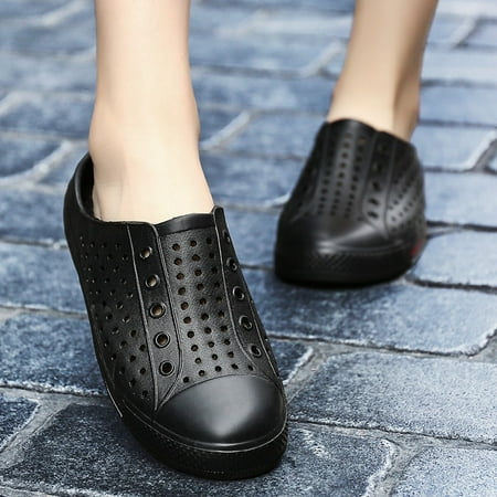 

Summer Casual Couple Flats Breathable Antiskid Light Slippers Beach Hole Shoes