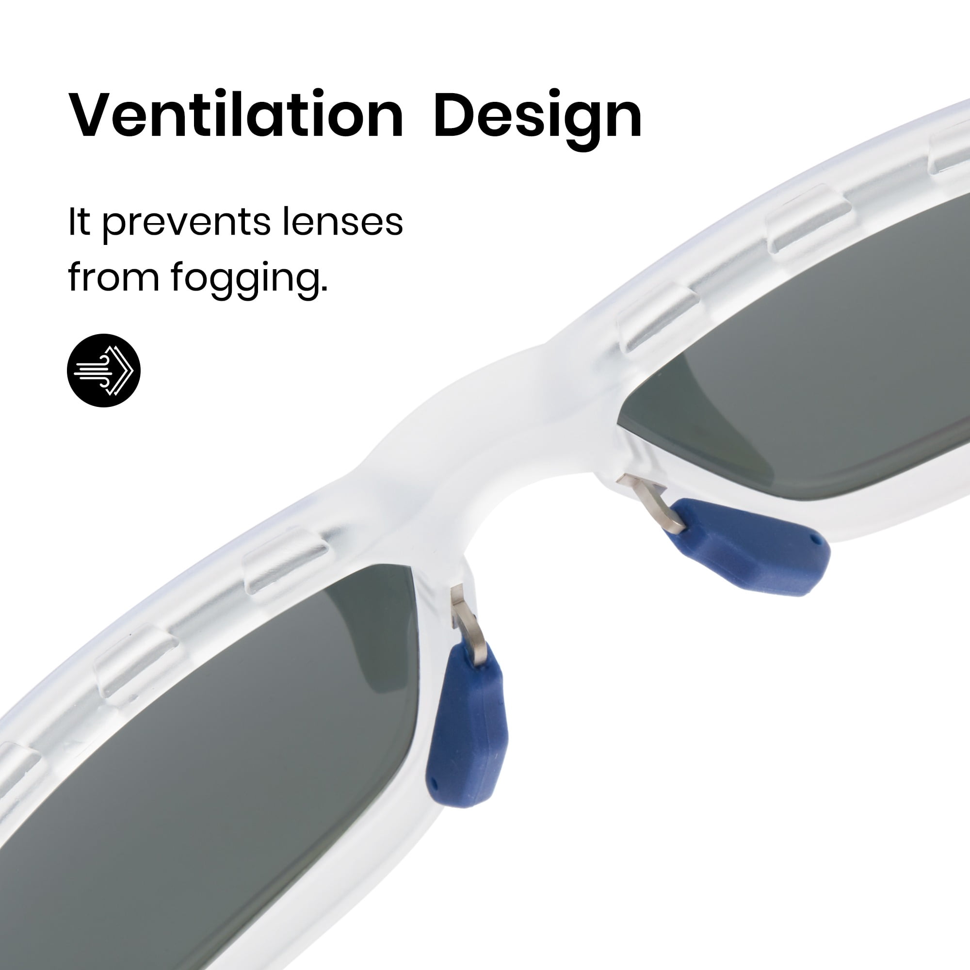 Cyxus Sports Sunglasses for Men Women Polarized Lens UV Protection Running Cycling Fishing Golf Driving Shades Sunglasses (Blue)