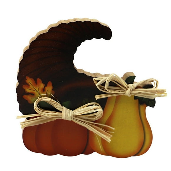 Thanksgiving Decorations 3PCS Thanksgiving Wooden Decorations Turkey Party Scene Layout Home Ornaments Crafts