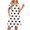 White, variant on Ashirexll Womens Summer Dresses, Casual Dresses for Women, Fashion Printed Square Neck Short Sleeve Pocket Dress for All Occasion