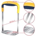 thumbnail image 4 of Oferta por tiempo limitado!Triturador de patatas de acero inoxidable resistente, triturador manual, herramienta de cocina con mango ergonómico, triturador multifuncional para patatas, verduras, legum, 4 of 6