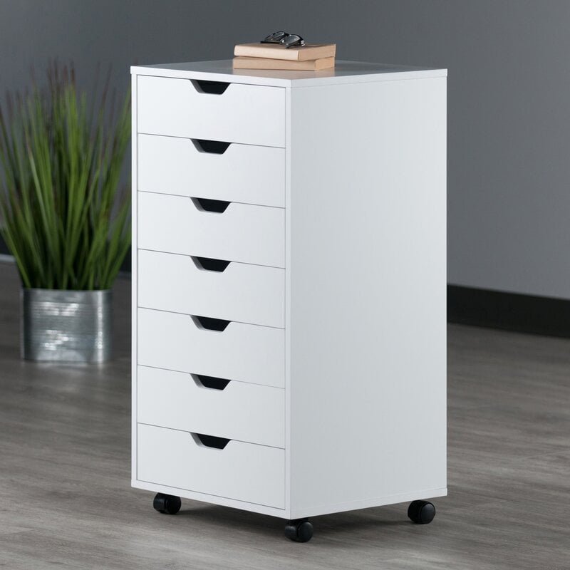 Details about   5/7 Tier Drawer Rolling Filing Cabinets Office Holder Document Storage Organizer 