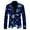 Blue, variant on Christmas Suit Jacket for Men Funny Xmas Blazer Jacket Snowflake Print Tuxedo One Button Shawl Lapel Party Jackets