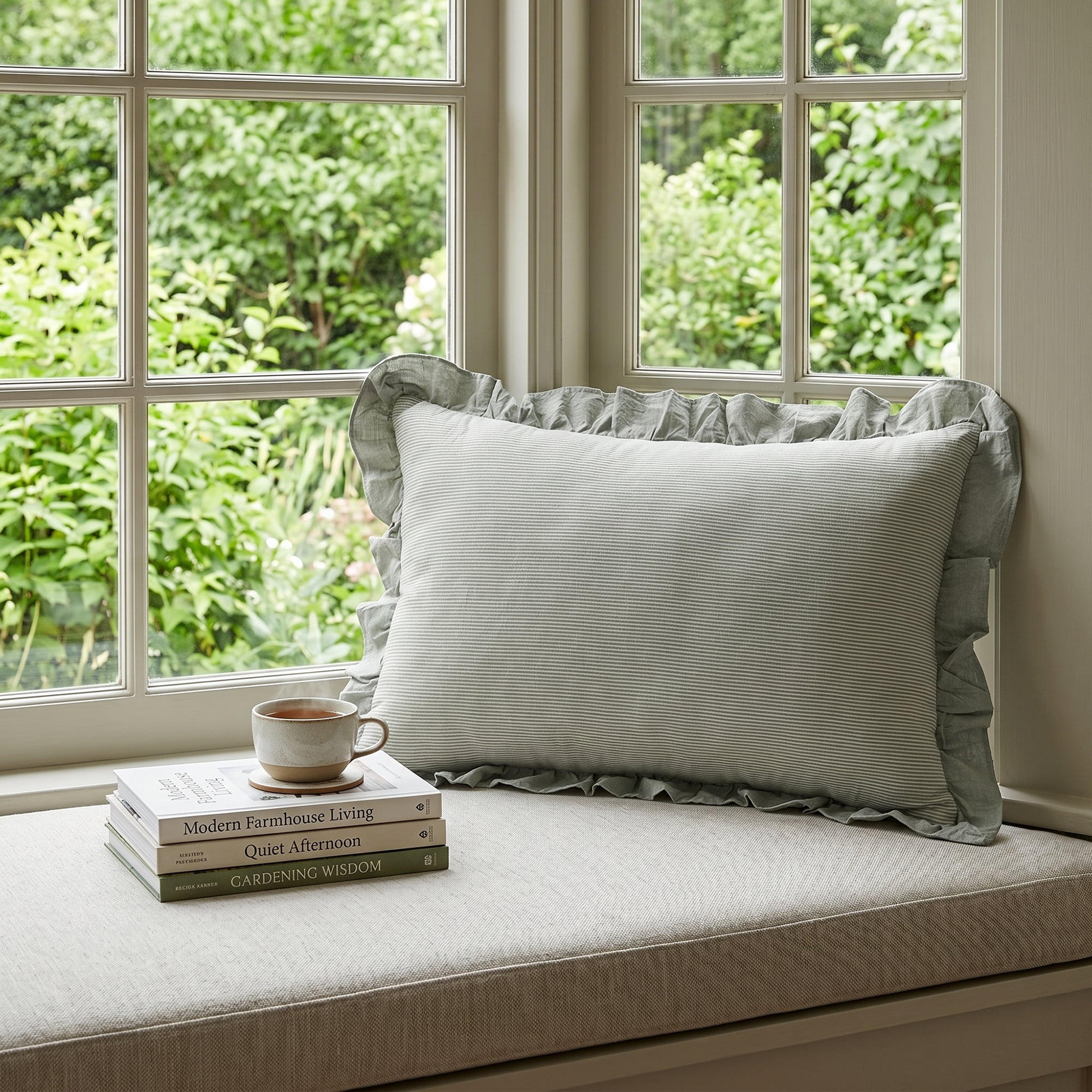 Unique Bargains 2Pcs Envelope Closure Wrinkle Resistant Cotton Pillowcase Queen Gray A