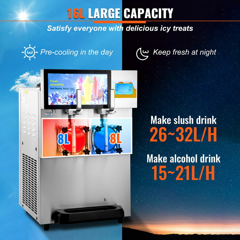 Double-Bowl Full Size Frozen Drink Machine