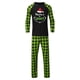 thumbnail image 3 of Conjuntos de pijamas navideños familiares a juego Grinch 2024, pijama de Grinch con parte superior y pantalones de pijama a cuadros, pijama de Grinch para niños y adultos para la familia, Hombres S, 3 of 5