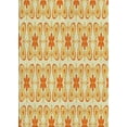 thumbnail image 1 of Ahgly Company Machine Washable Indoor Rectangle Transitional Khaki Gold Area Rugs, 5' x 7', 1 of 7