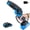 Blue - Single Battery, variant on NAUDHENM 6-Inch Cordless Handheld Chain Saw, 12 V, Anti-Vibration