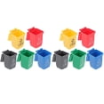 thumbnail image 1 of 10 Pcs Trashcans Car Trash Truck Toy Role Pretend Playset Toy Tiny Garbage Can Doll House Waste Container, 1 of 4