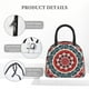 thumbnail image 4 of Balery Round Design Bolsa de Almuerzo para Mujeres, Caja de Almuerzo, Bolsa de Almuerzo Pequeña Impermeable, Tote de Almuerzo Reutilizable con Gran Capacidad, 4 of 6