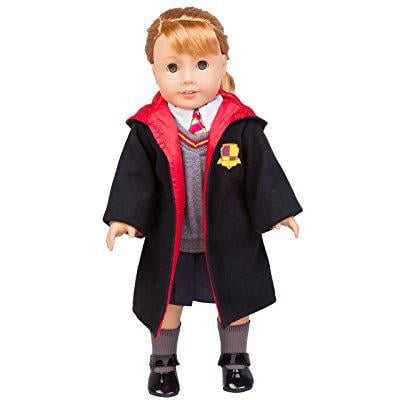 Details about   Magic School Hogwarts Uniform Shoes for American Girl 18" Doll Clothes Costume 