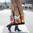 thumbnail image 4 of FORMRS Canvas Laptop Tote Bag for Women with 15.6" Computer Compartments Shoulder Handbag, Watercolor Tomatoes, 4 of 7