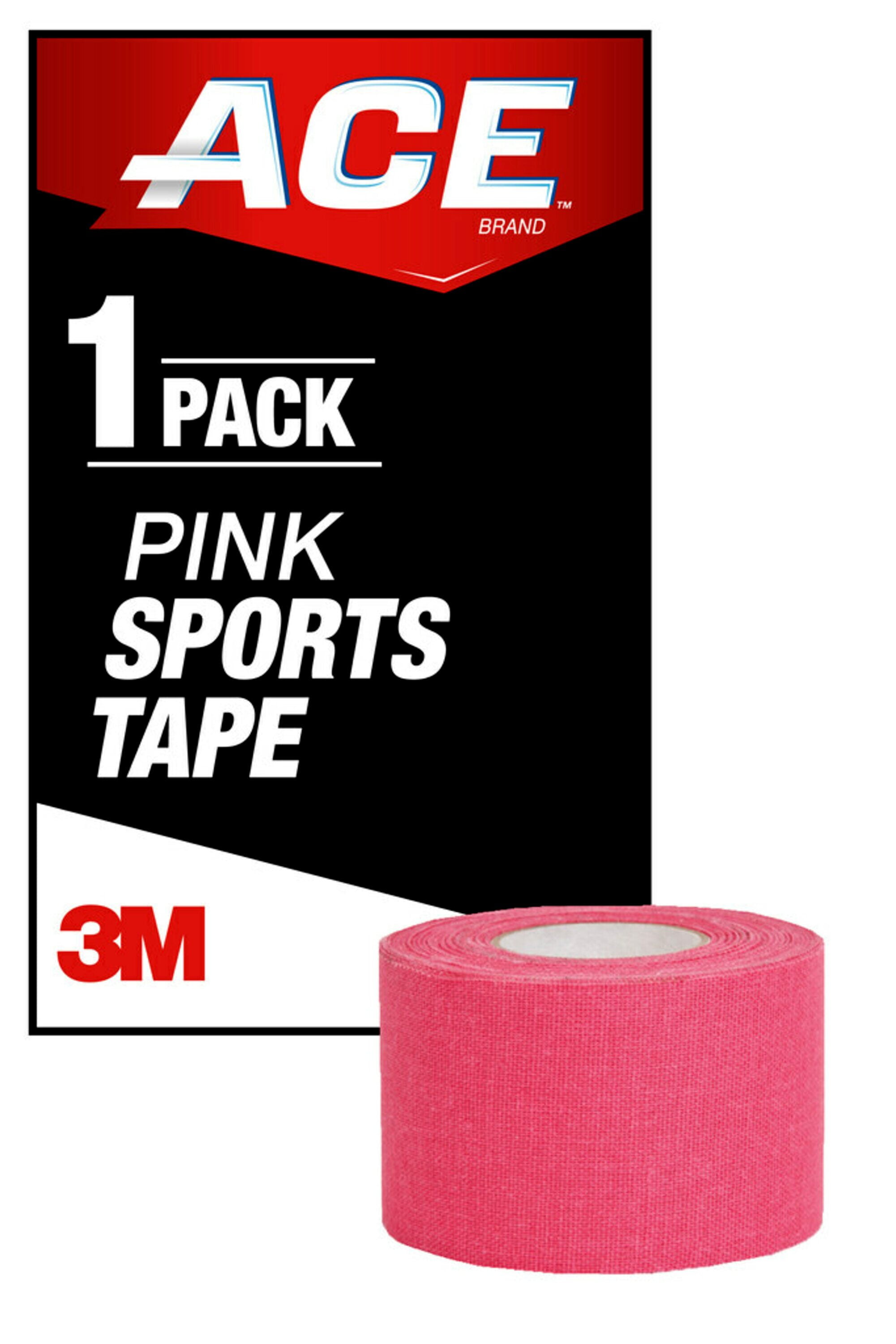 ACE Brand Sports Tape, Pink, 1.5" x 10 Yds., Hand Tearable Walmart