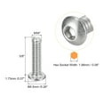 thumbnail image 2 of #6-32x5/8" Button Head Socket Cap Screws, 50 Pack 304 Stainless Steel Screws, 2 of 5
