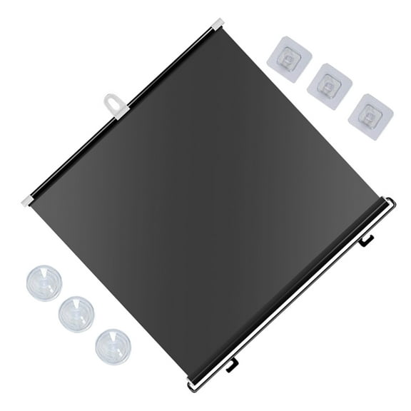 Masteelf Retractable Car Window Sun Shade Vehicle Sun Shade For Car Windshield Uv Protection Vehicle Accessory Windshield Visor Sun Shade (L)