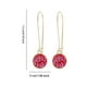 thumbnail image 3 of Sonducket 1 Pair Hanging Dangle Earring Long Accessories Jewelry Ear-drop Personality Stud Chain Female Portable Alloy Gifts Ear Exquisite Ropa, zapatos y accesorios Miscelánea Negro, 3 of 6