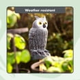 thumbnail image 5 of Scarecrow Fake Owl Decoys - Pest Repellent Garden Protectors - (small) (set of 3), 5 of 8