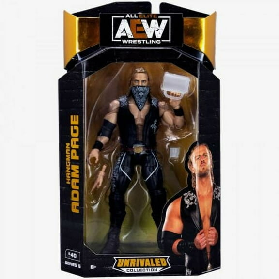 Hangman Adam Page - AEW Unrivaled 5 Jazwares AEW Toy Wrestling Action Figure