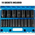 thumbnail image 5 of KFFKFF CJTT12IN19PCSD001V0342, 1/2" Drive Impact Socket Wrench & Set, 19 Piece, 5 of 9