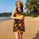 thumbnail image 3 of Fotbe Autumn Maple Leaves A Vestido de Verano sin Mangas para Mujer – Vestido Midi Línea A, Estilo Camiseta Floral, Vestido Playero Casual y Fluido, 3 of 7
