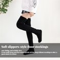 thumbnail image 4 of Medias de punto Color sólido Keen Socks High Socks Women Leg Weavers Zapatos Accesorios Lindo otoño Halloween Medias Negro 1 par Kearding AP004203-01B, 4 of 7