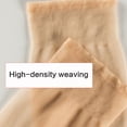 thumbnail image 4 of 5 Pairs Silk Super Thin Sheer Ankle High Socks for Women Nonslip Elastic Top Stretch Breathable Nylon Stockings Gift, 4 of 8