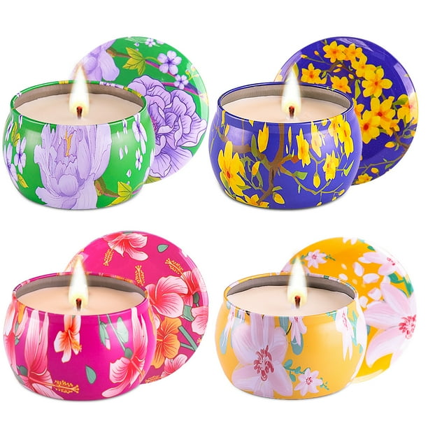 Scented Candle Gifts, 4 Pack Home Scented Candles, Scented Candle Gift