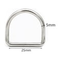 thumbnail image 4 of HOMYL Buckles Lightweight Multipurpose D Rings for DIY Leather Craft Bag 2.5cmx2cm, 4 of 8