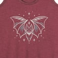 thumbnail image 3 of Instant Message - Grey Bat  - Women's Racerback Tank Top, 3 of 6