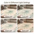 thumbnail image 7 of ODIKA Octopus Nautical Coral Reef Border Retro Wave Vintage Circle Flowing Dynamic for Home Office, Hallway, Laundry Room, Non-Slip Chair-Friendly, 7 of 7