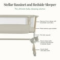 thumbnail image 4 of Evolur Stellar Bassinet and Bedside Sleeper in Beige, 4 of 9