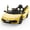 Yellow, variant on Licensed Lamborghini 12V Kids Electric Ride-On Car – Battery Powered Sports Car Toy with Remote Control, 2 Speeds, MP3 Player, Music, LED Headlights, Hydraulic Doors – For Toddlers & Kids – Yellow