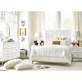thumbnail image 3 of Maklaine Modern Panel Bed Twin in White Wood, 3 of 4