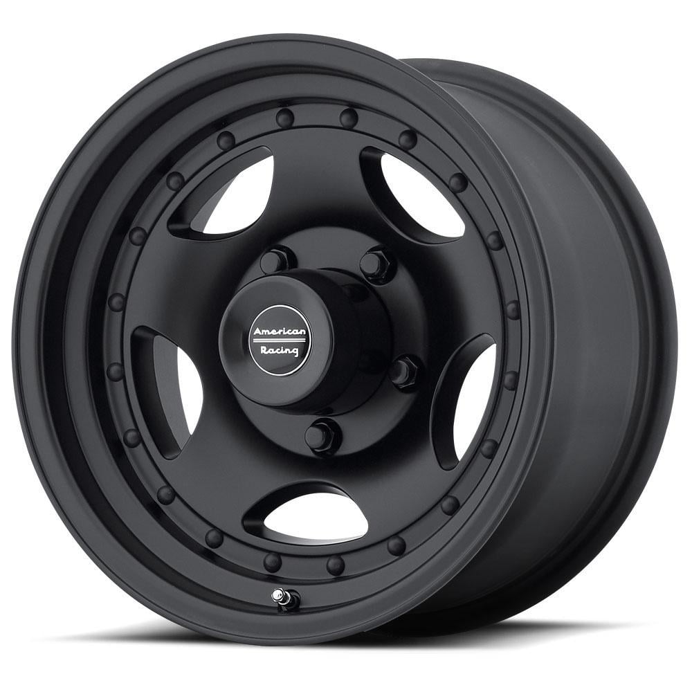 American Racing AR23, 15x7 Wheel with 5 on 5 Bolt Pattern Black