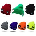 thumbnail image 3 of Zukuco Bluetooth Beanie Hat Music Hat with LED Light for Men Women Gift Music Beanie for Outdoor Sports, 3 of 8
