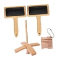 thumbnail image 2 of KLKCMS Wool Brushes Hand Carders DIY Crafts Wpi Gauge for Felting Crocheting Crafts Set B, 2 of 9