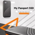 thumbnail image 3 of Unidad de estado sólido portátil WD My Passport SSD 1TB tipo C NVMe Tecnología de alta velocidad AES de 256 bits, 3 of 8