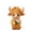 BrownA, variant on Forest Style Castle Statue, Durable Resin Mushroom Ornament, Artistic Outdoor Landscape Decor, Whimsical Tabletop Accessory for Garden Patio, Entryway and Home Decor