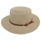 thumbnail image 1 of 56-58 cm circunferencia del sombrero sombrero de paja superior plano sombrilla de verano para mujer sombrero con hebilla de cinturón sombrero para sol de playa, 1 of 5