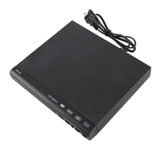 Mini Lecteur DVD HD, Lecteur CD avec Interface PAL NTSC USB 2.0 Intégrée et Télécommande, Petit Lecteur DVD pour Télé, Compatible avec DVD, CD DA, MP3, CD R, CD RW