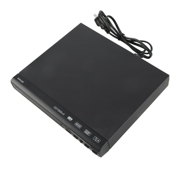 Mini Reproductor de DVD, Reproductores de DVD Compactos HD 720p Para TV, Reproductor de CD DVD Pequeño Para El Hogar Con Control Remoto, Soporte de Salida AV, Entrada USB 2.0,