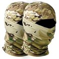 thumbnail image 1 of HESHENG - Máscara facial de camuflaje militar, bandana, pasamontañas, capucha, gorro para hombres y mujeres, entrenamiento táctico, ciclismo, esquí, resistente al viento, caza, 1 of 6