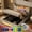 Natural, variant on Harper & Bright Designs Upholstered Full Size Bed with Lift Up Storage & LED Lights, Hydraulic Storage Bed with USB, Linen Full Bed Frame with Headboard, Natural